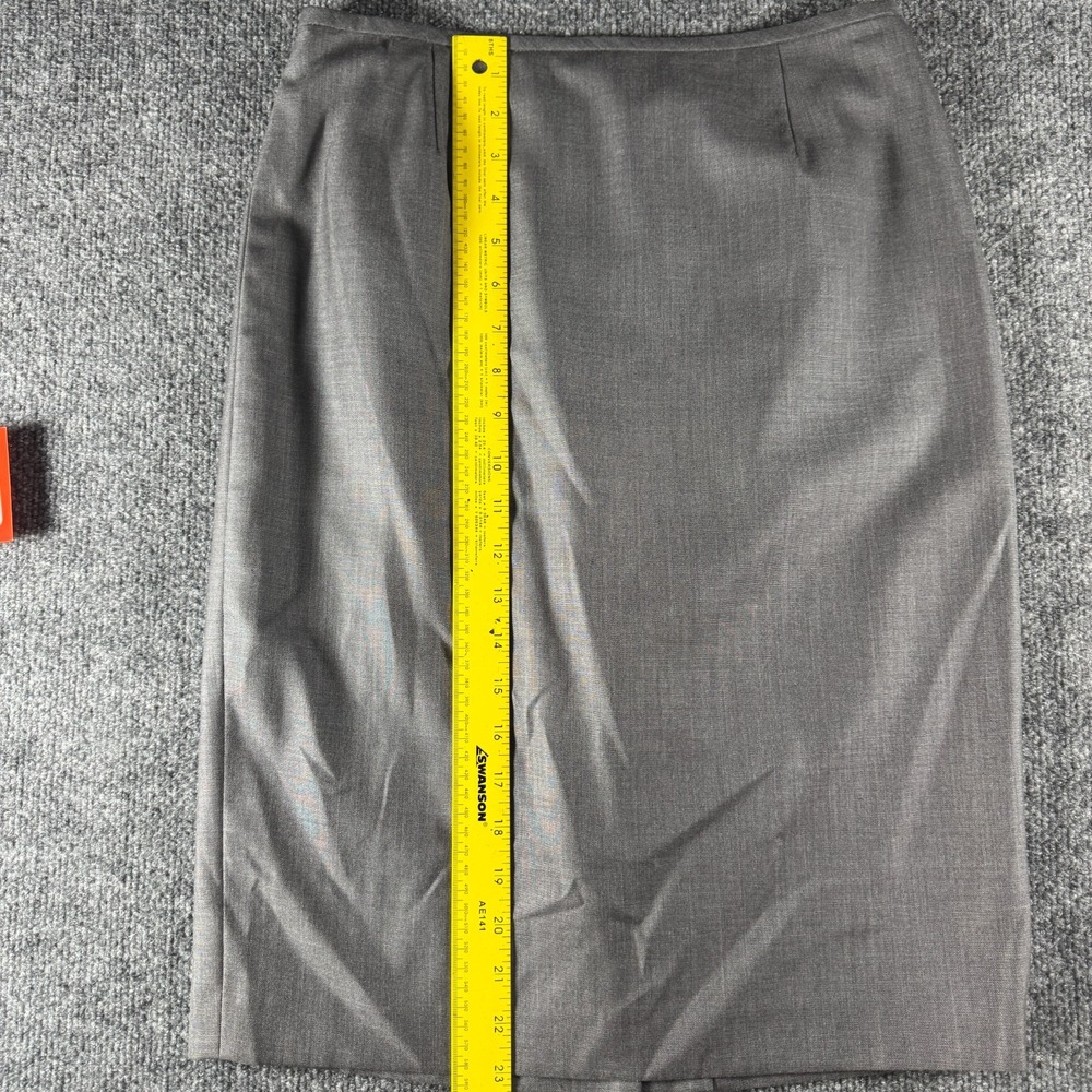 Calvin Klein Two Piece Blazer & Skirt Set Womens 2 Gray Professional Business - Picture 12 of 16